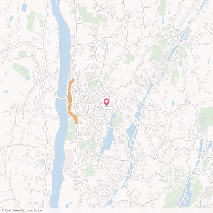 Map of the flower delivery area in Arlington, New York