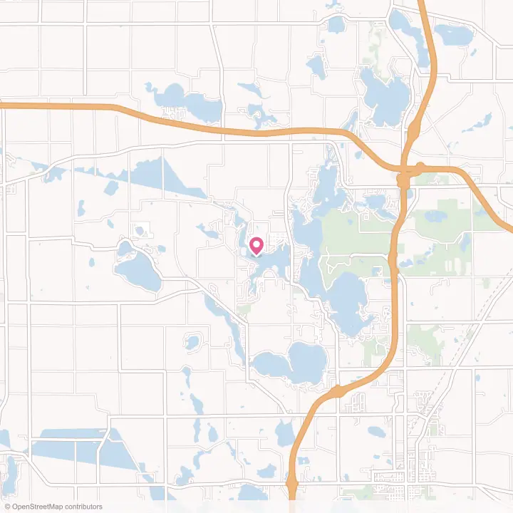 Map of the flower delivery area in Jimmerson Lake, Indiana
