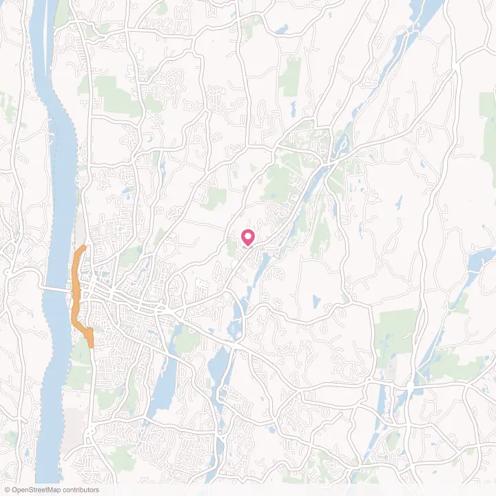Map of the flower delivery area in MacDonnell Heights, New York