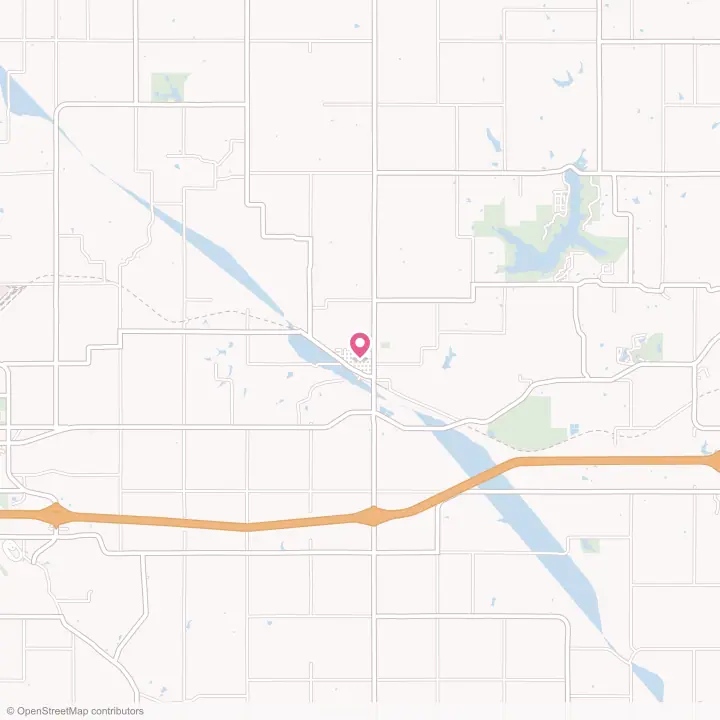 Map of the flower delivery area in Kellogg, Iowa