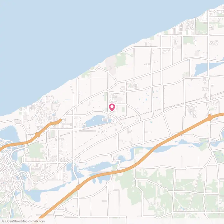 Map of the flower delivery area in Perry, Ohio