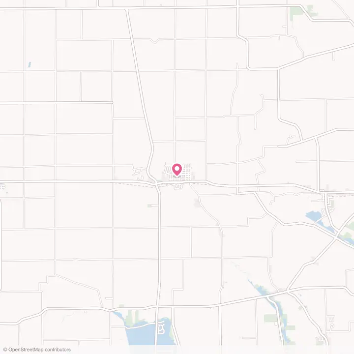 Map of the flower delivery area in Hinckley, Illinois