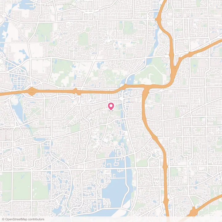 Map of the flower delivery area in Lisle, Illinois