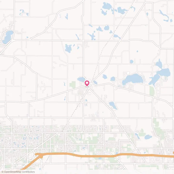 Map of the flower delivery area in Edwardsburg, Michigan
