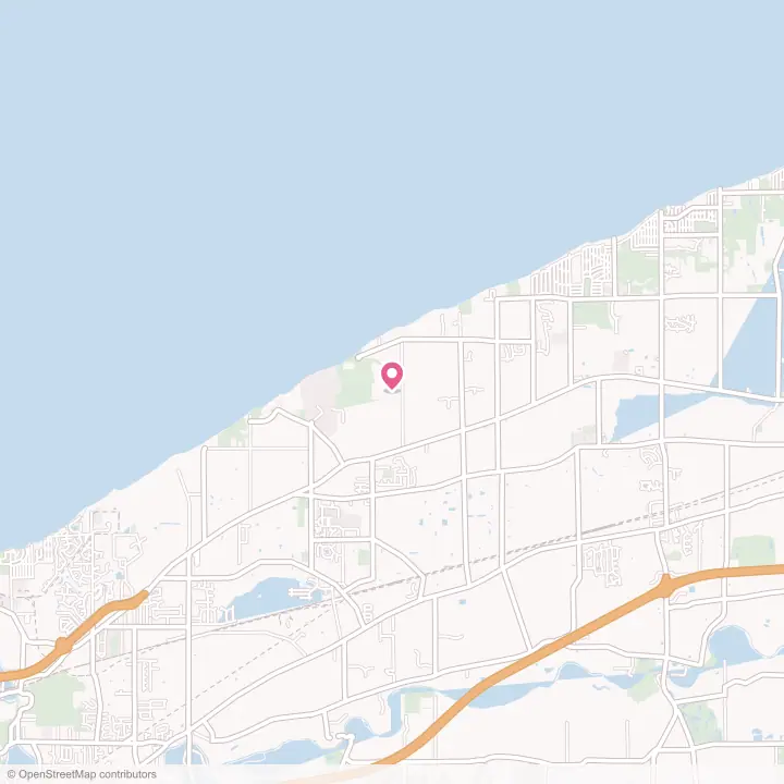 Map of the flower delivery area in North Perry, Ohio