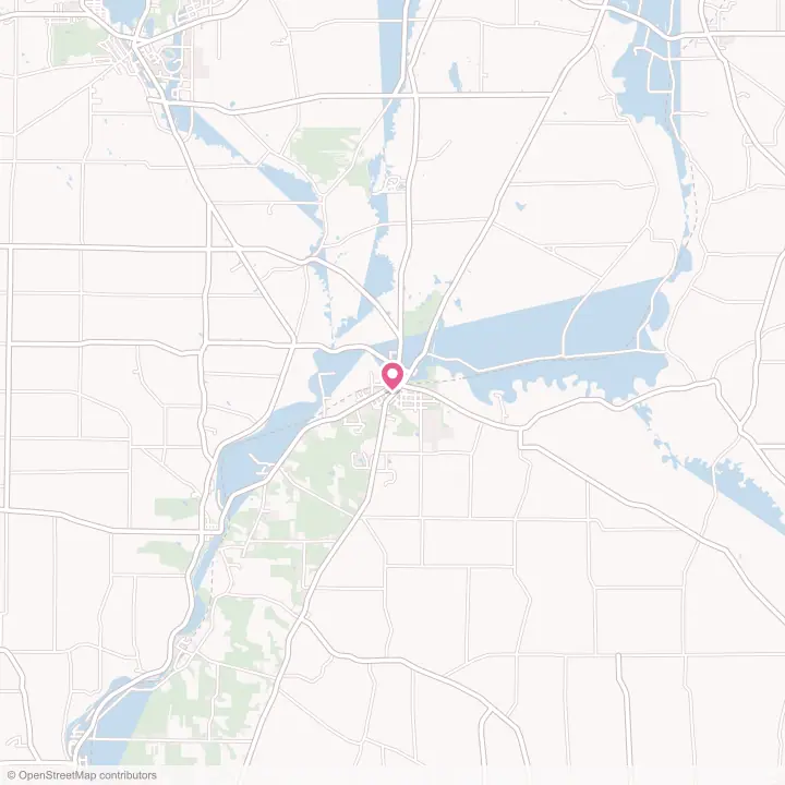Map of the flower delivery area in Cambridge Springs, Pennsylvania