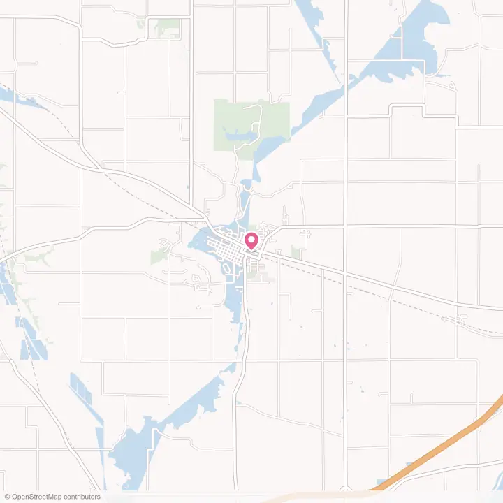 Map of the flower delivery area in Morrison, Illinois