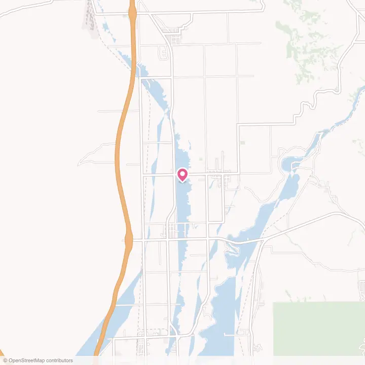 Map of the flower delivery area in Riverside, Utah
