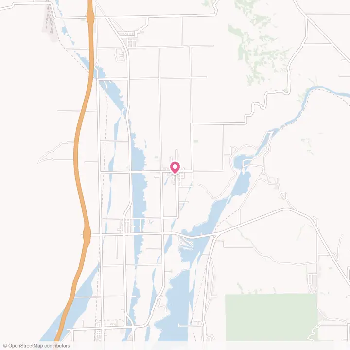 Map of the flower delivery area in Fielding, Utah