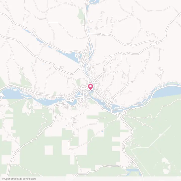 Map of the flower delivery area in Warren, Pennsylvania