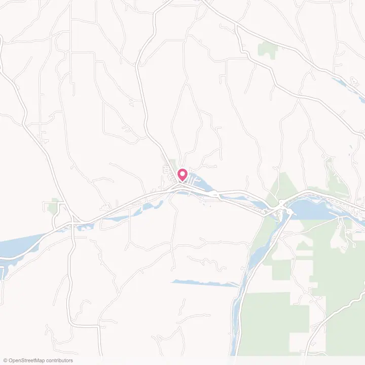 Map of the flower delivery area in Youngsville, Pennsylvania