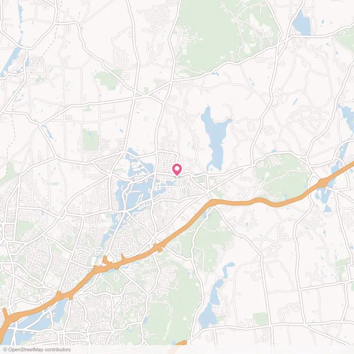 Map of the flower delivery area in Rockville, Connecticut
