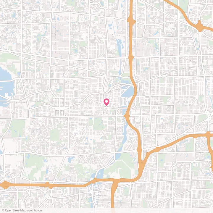 Map of the flower delivery area in Glen Ellyn, Illinois