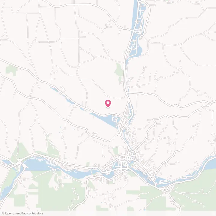 Map of the flower delivery area in North Warren, Pennsylvania