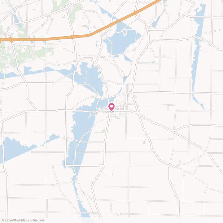 Map of the flower delivery area in Albion, Pennsylvania