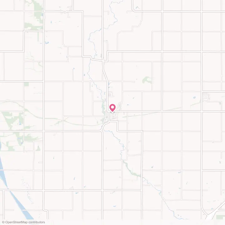 Map of the flower delivery area in Maxwell, Iowa