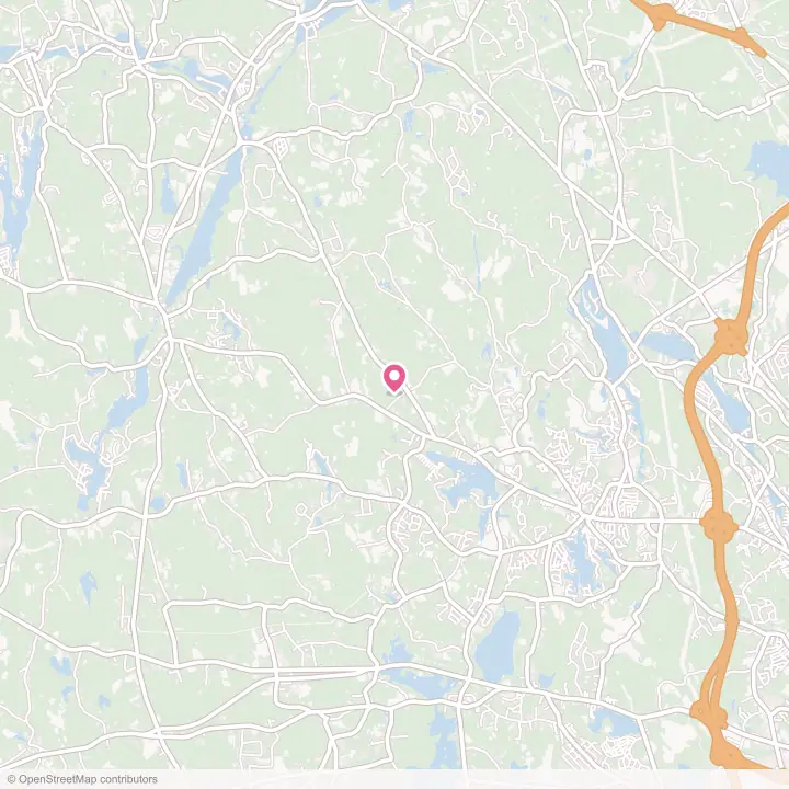 Map of the flower delivery area in Harmony, Rhode Island