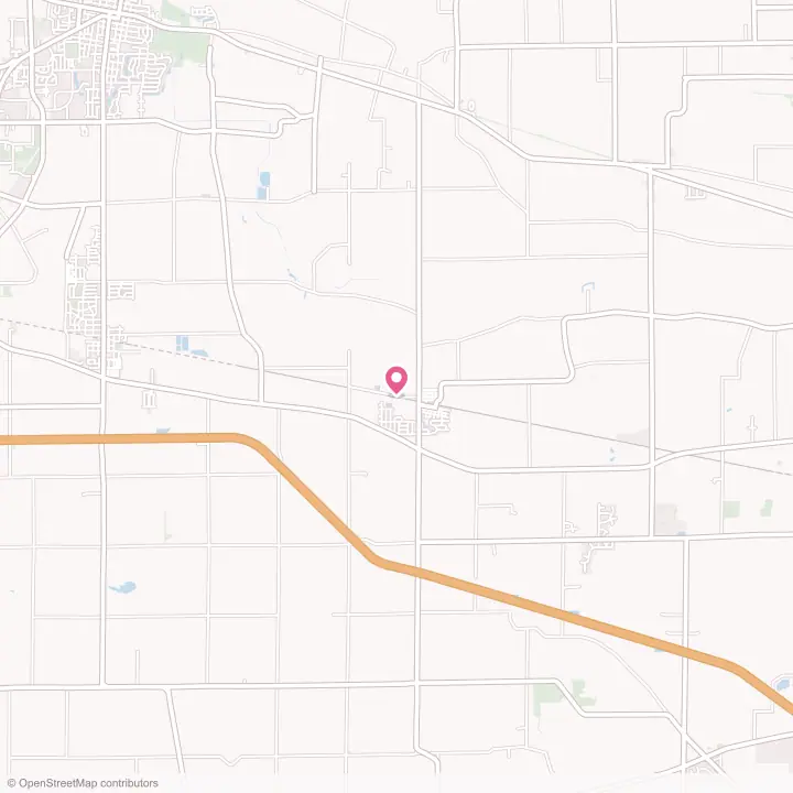 Map of the flower delivery area in Maple Park, Illinois