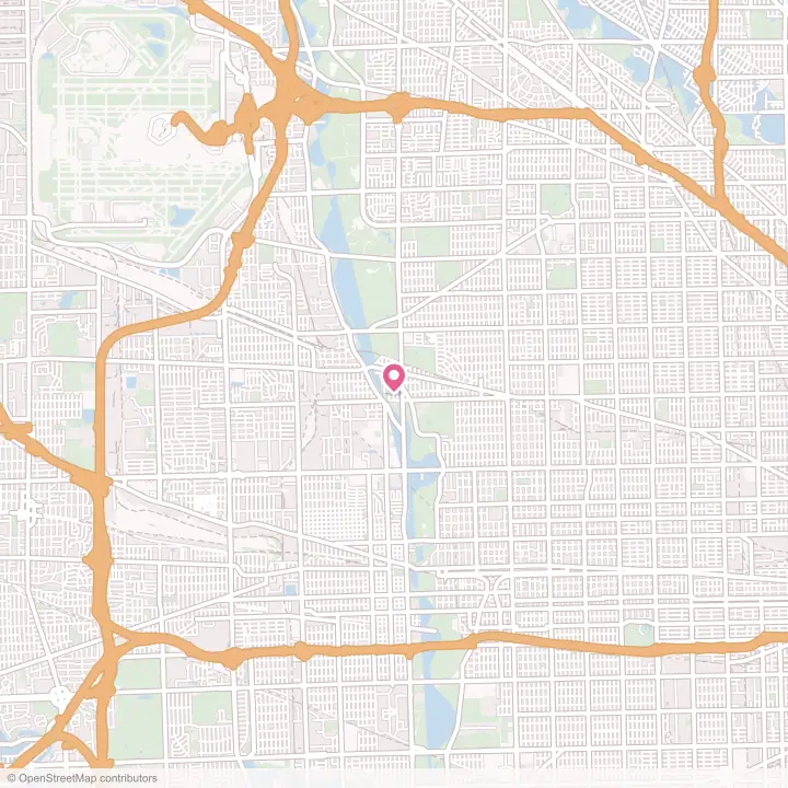 Map of the flower delivery area in River Grove, Illinois