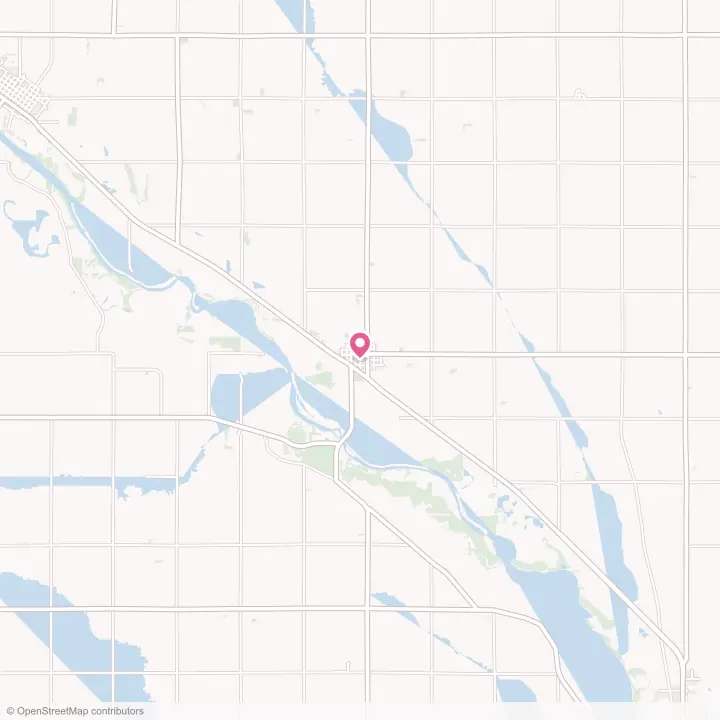 Map of the flower delivery area in Beemer, Nebraska