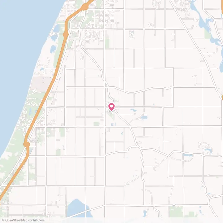 Map of the flower delivery area in Baroda, Michigan