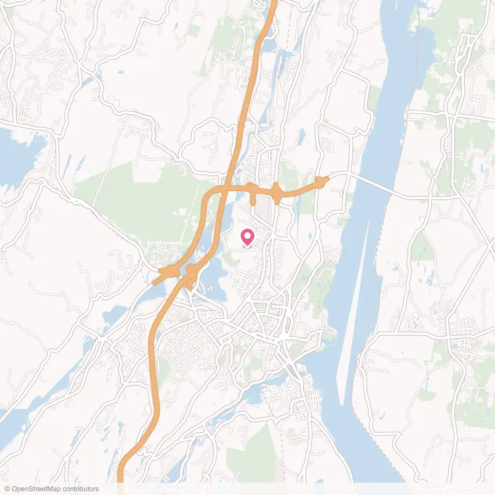 Map of the flower delivery area in Lincoln Park, New York