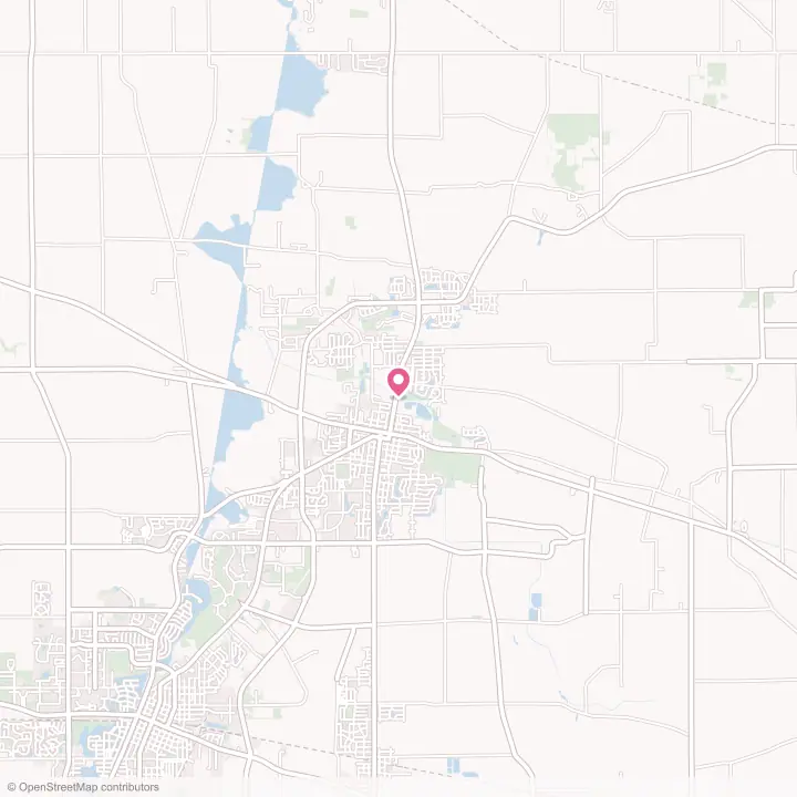Map of the flower delivery area in Sycamore, Illinois
