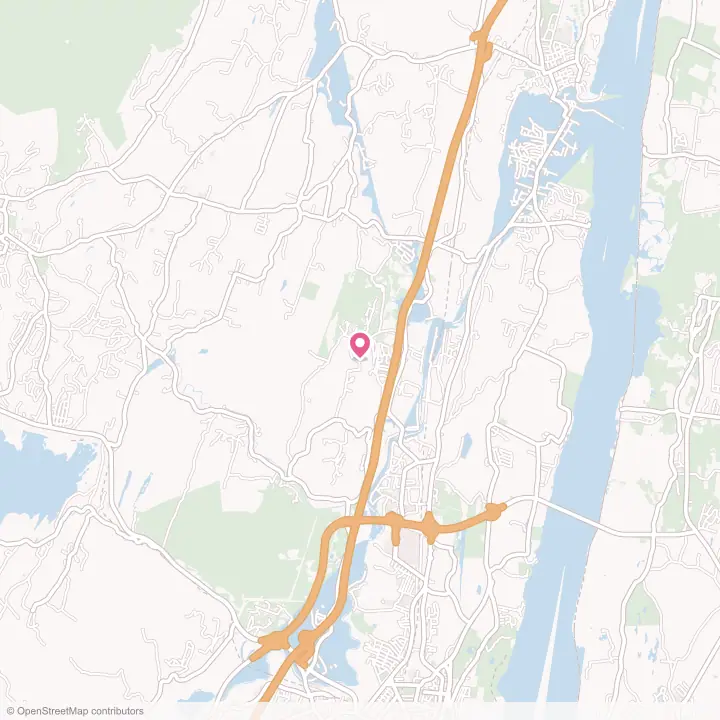 Map of the flower delivery area in Ruby, New York