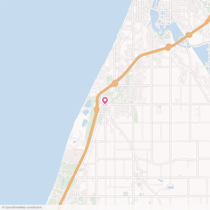 Map of the flower delivery area in Stevensville, Michigan