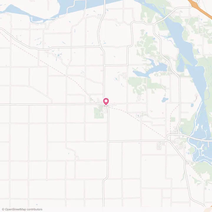 Map of the flower delivery area in Shellsburg, Iowa
