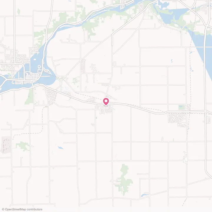 Map of the flower delivery area in Stillman Valley, Illinois