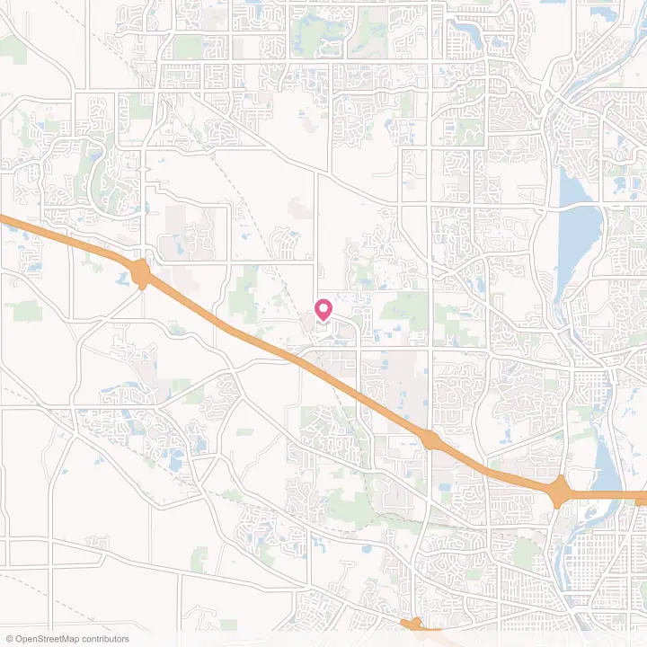 Map of the flower delivery area in Gilberts, Illinois