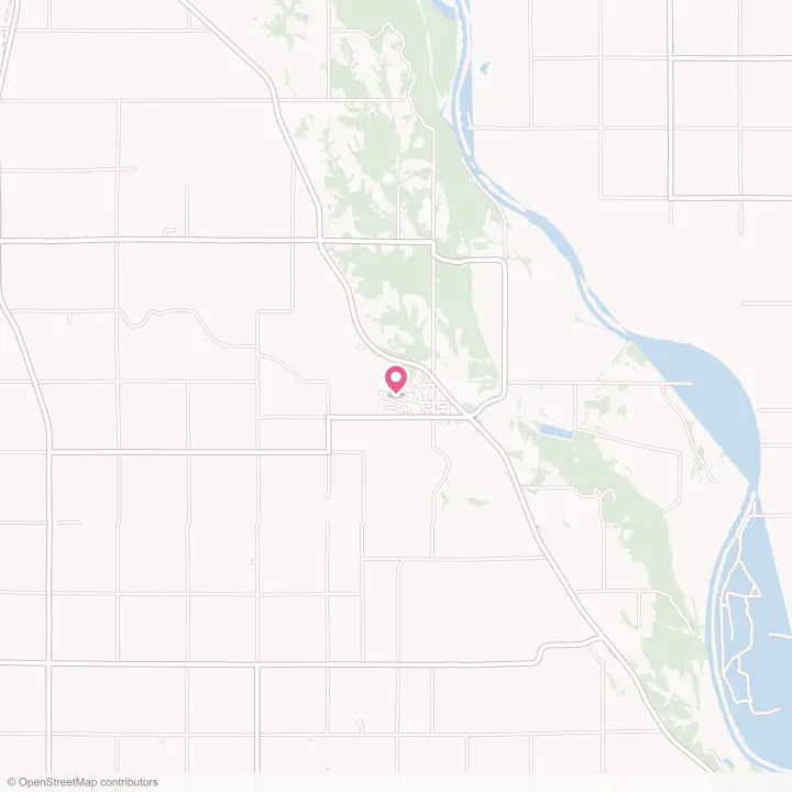 Map of the flower delivery area in Macy, Nebraska