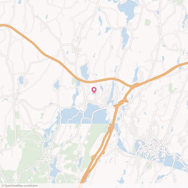 Map of the flower delivery area in Fiskdale, Massachusetts