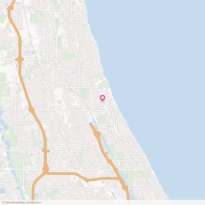 Map of the flower delivery area in Highwood, Illinois