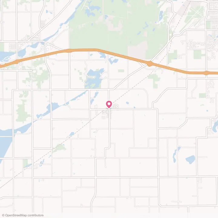 Map of the flower delivery area in Climax, Michigan