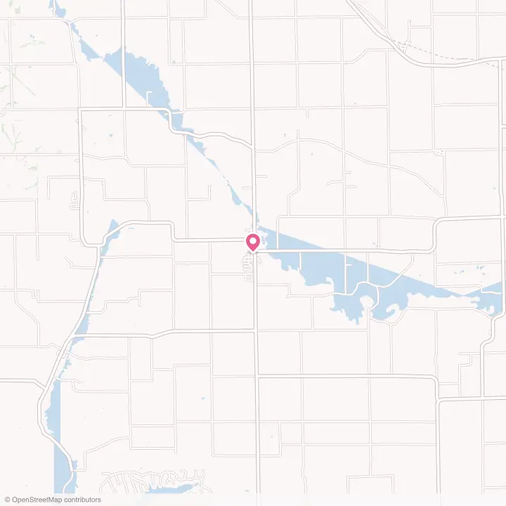 Map of the flower delivery area in Pearl City, Illinois