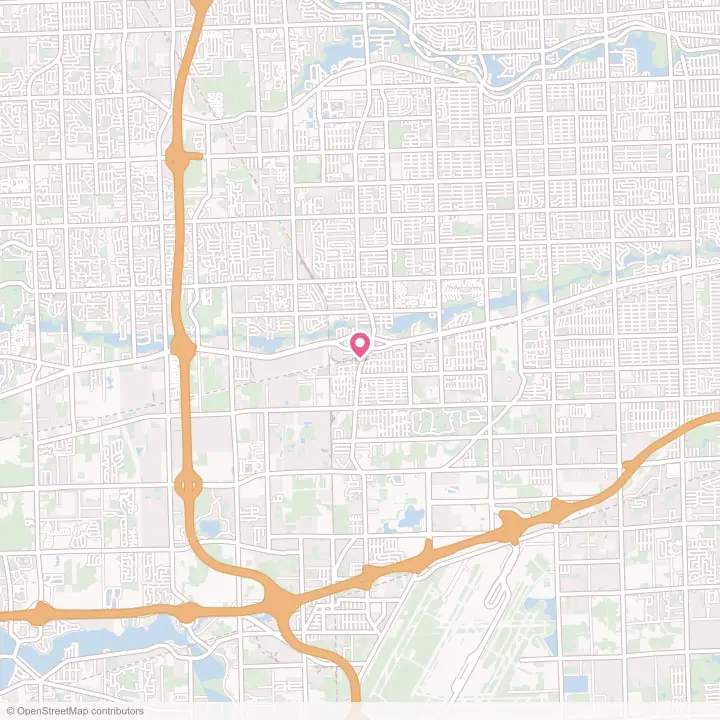 Map of the flower delivery area in Wayne, Michigan