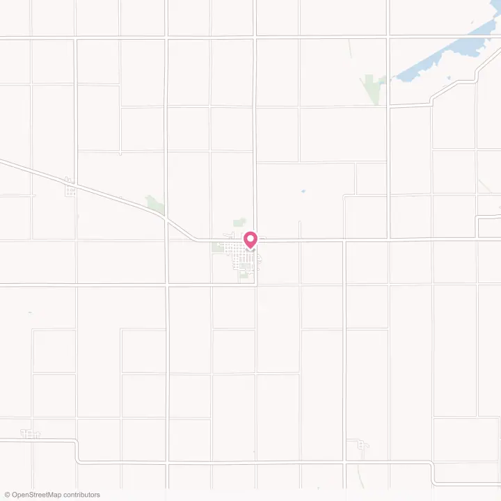 Map of the flower delivery area in Reinbeck, Iowa