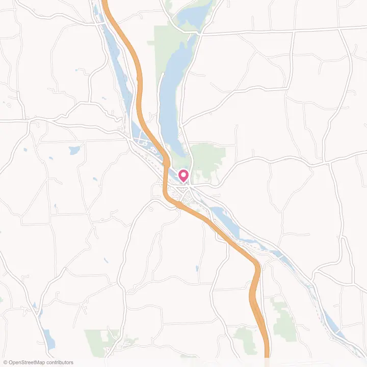 Map of the flower delivery area in Whitney Point, New York