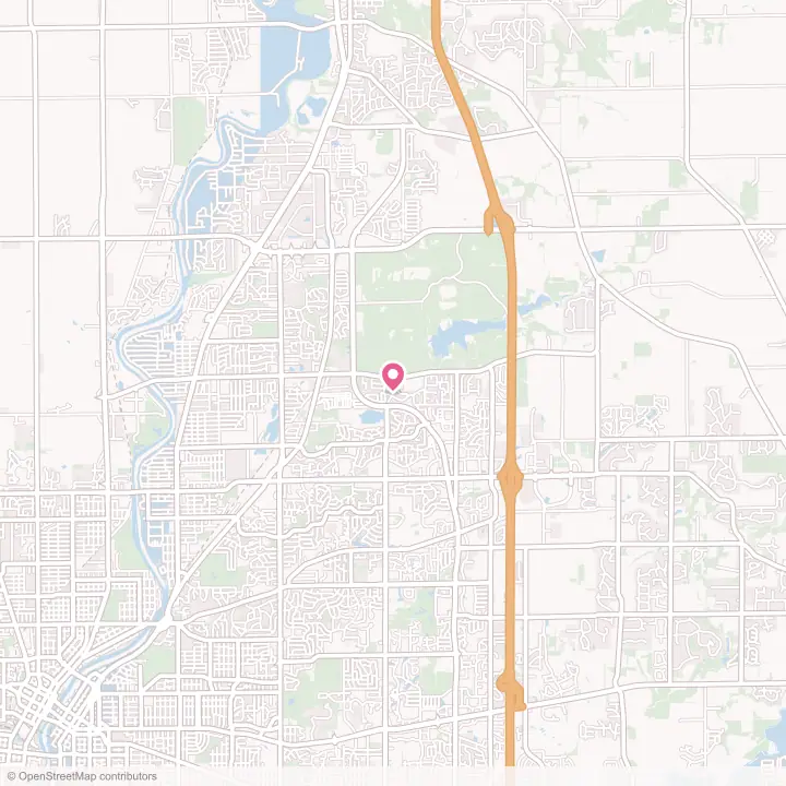 Map of the flower delivery area in Loves Park, Illinois