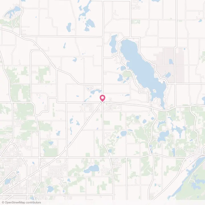 Map of the flower delivery area in Richland, Michigan