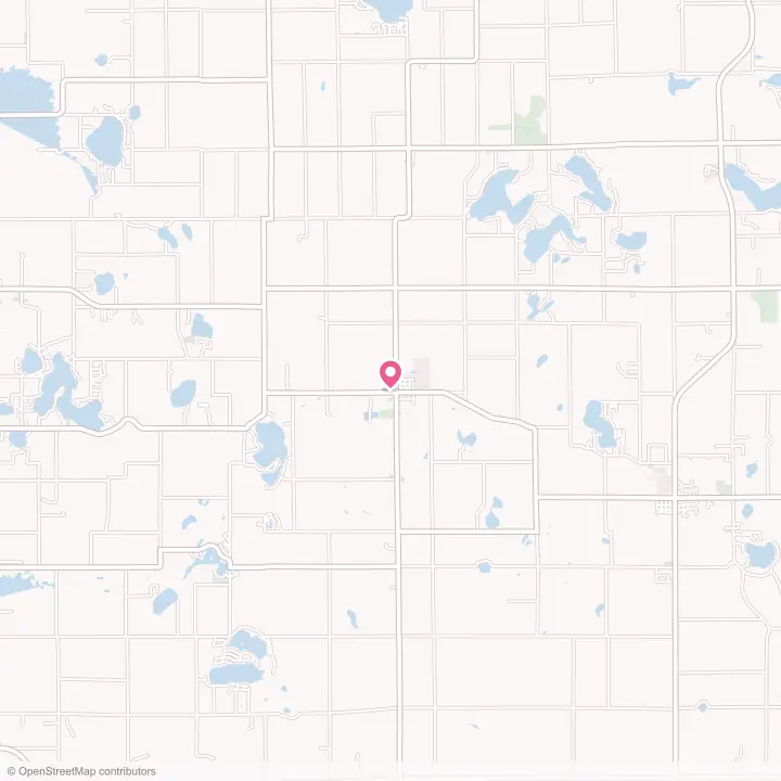 Map of the flower delivery area in Bloomingdale, Michigan