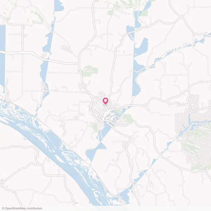 Map of the flower delivery area in Galena, Illinois