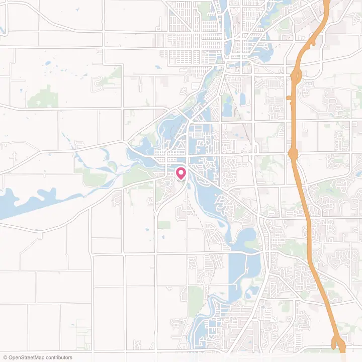 Map of the flower delivery area in Rockton, Illinois