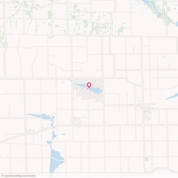 Map of the flower delivery area in Lake Summerset, Illinois