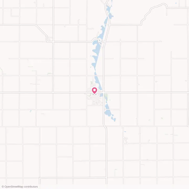 Map of the flower delivery area in Creighton, Nebraska