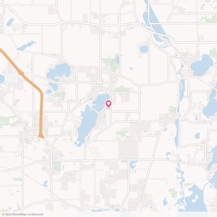 Map of the flower delivery area in Twin Lakes, Wisconsin