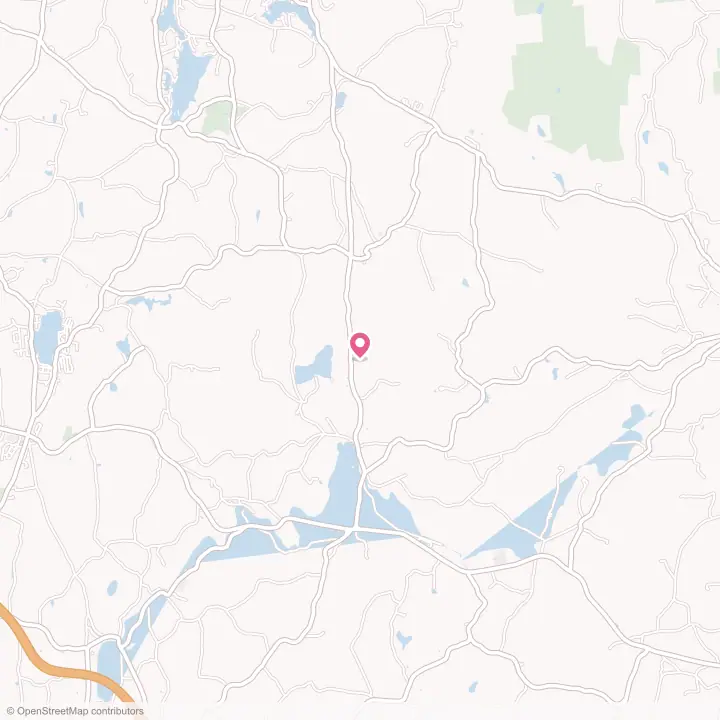 Map of the flower delivery area in East Nassau, New York