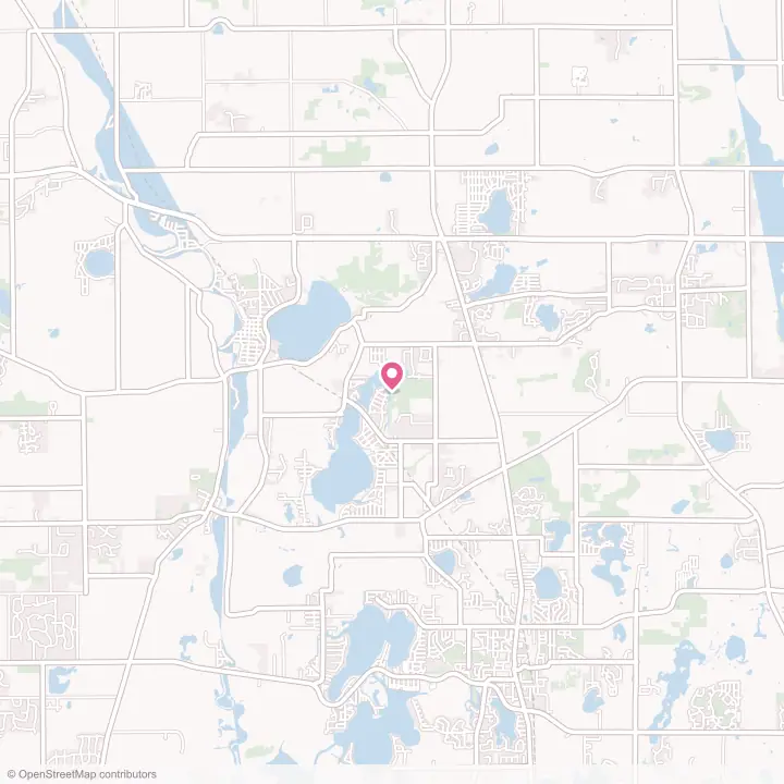 Map of the flower delivery area in Salem Lakes, Wisconsin